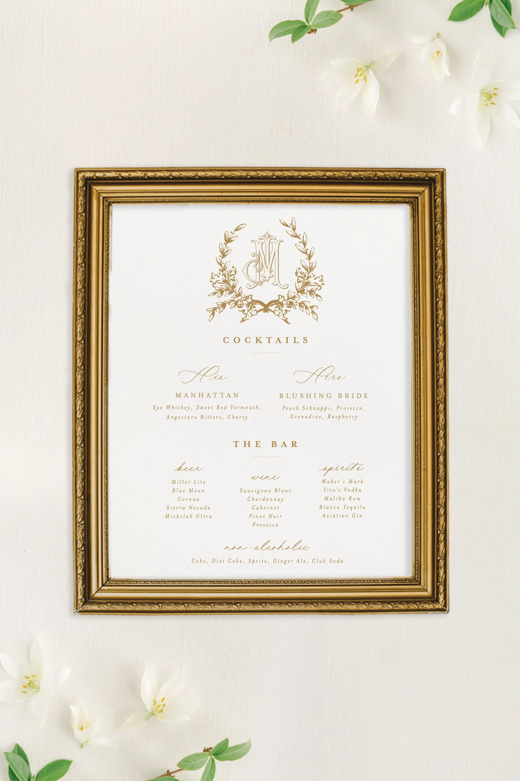 Wedding Bar Menu (Copy)