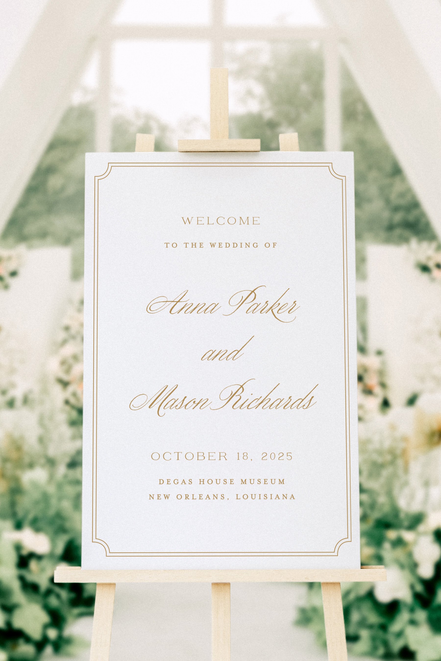 Wedding Welcome Sign