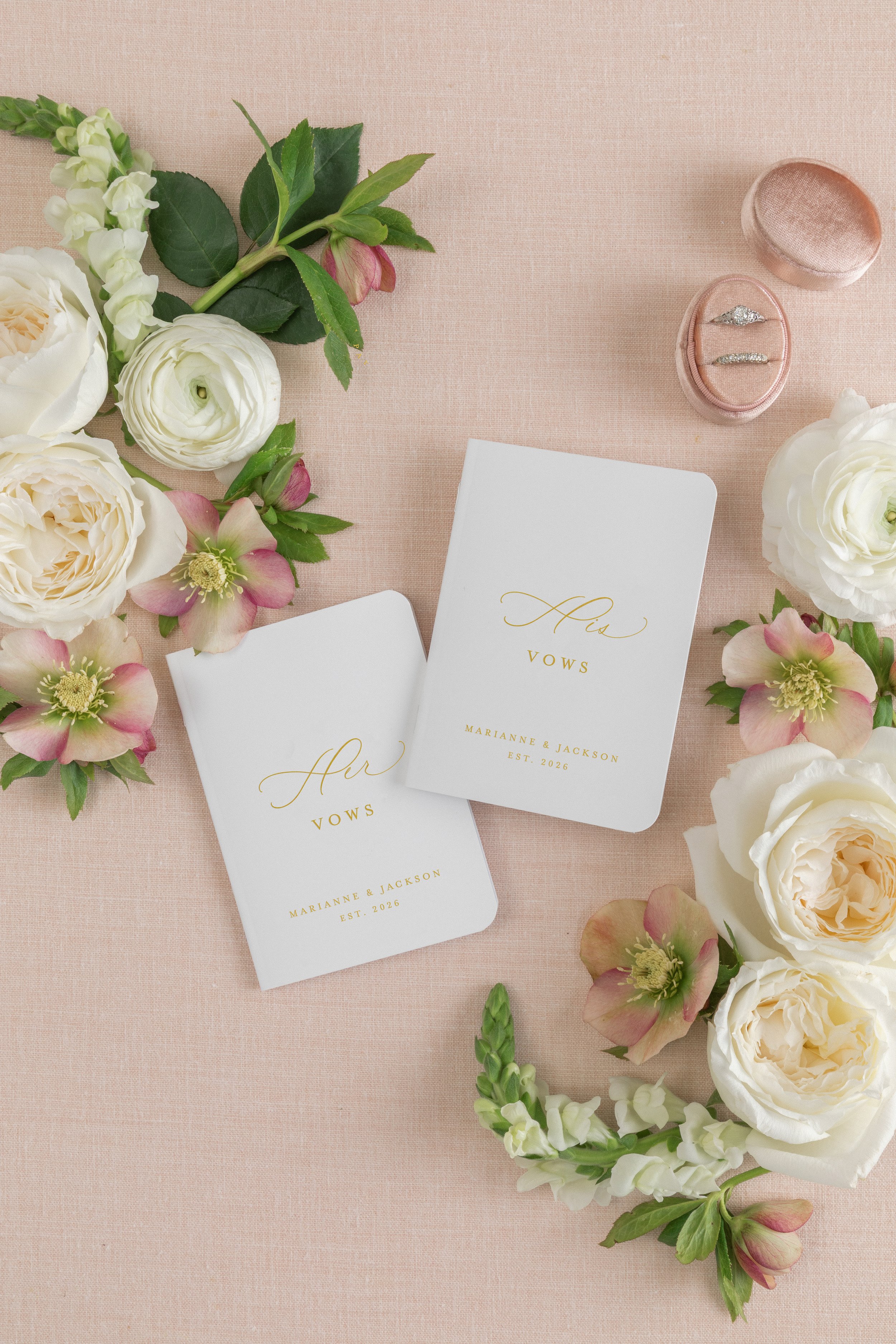 wedding vows booklets