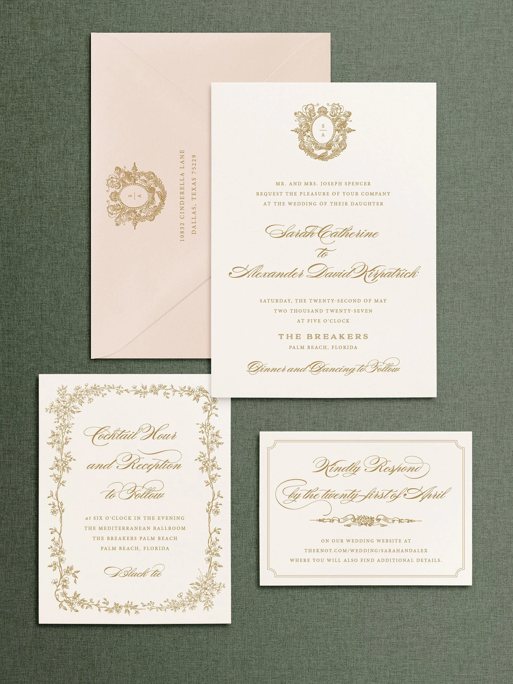 wedding invitation suite