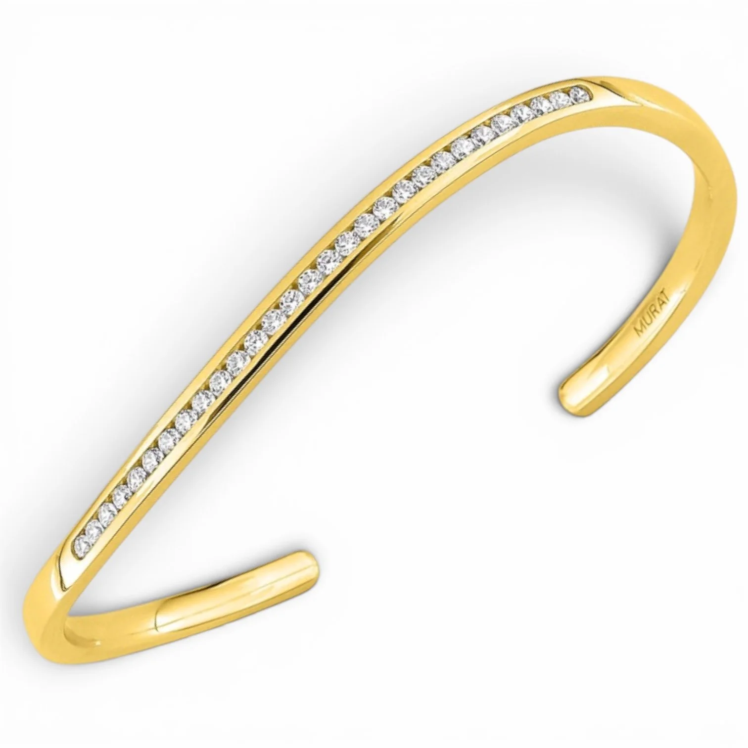 Bracelet jonc Seine Reflets doré Murat