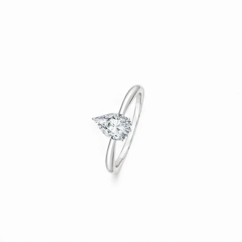 Solitaire Diamant Poire