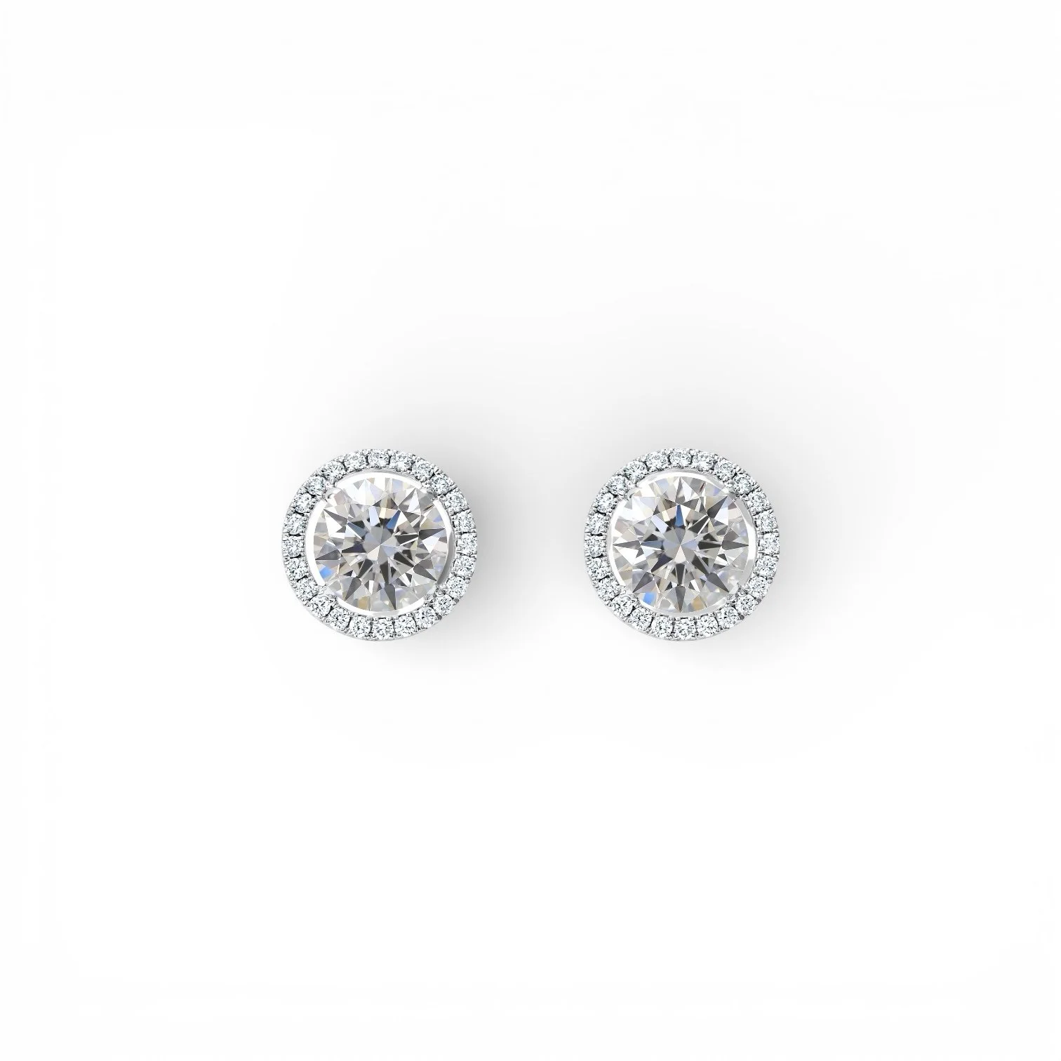 Boucles d’oreilles  Diamant Marguerite