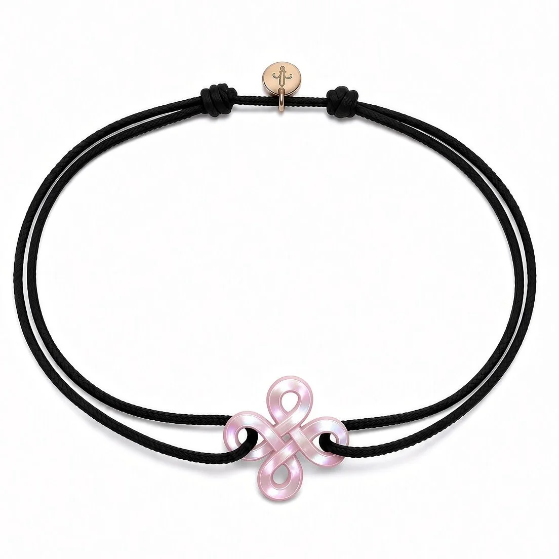 Mademoiselle AD, bracelet Infini Nacre Rose