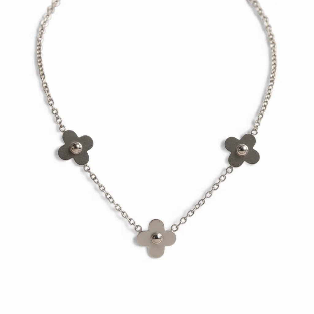 Collier Argent 3 trèfles
