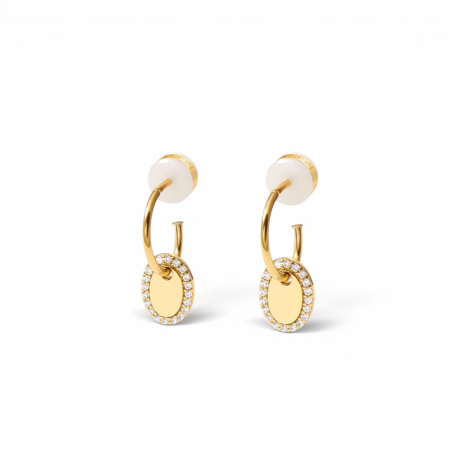 Boucle d’oreille Café Lumière Dorée