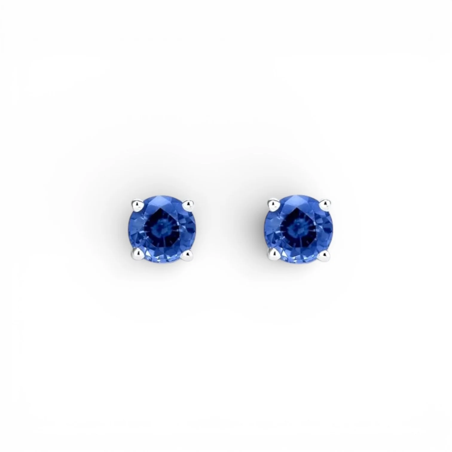 Boucles d’oreilles Puce Saphir OG