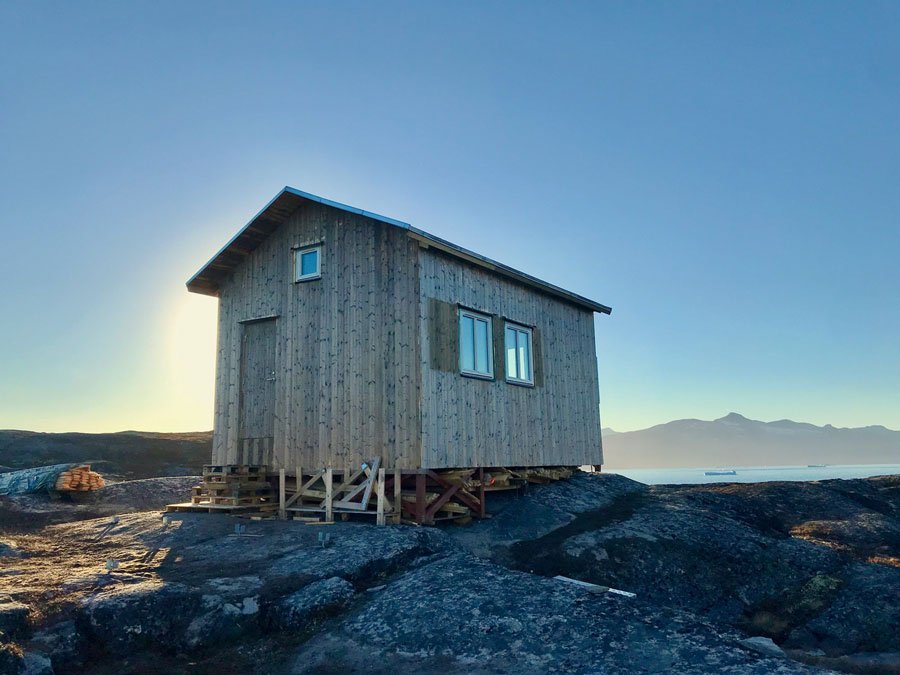 Gårdshuset Sikås på Grönland.