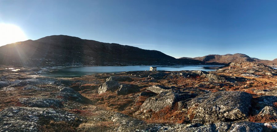  Gårdshuset Sikås på Grönland.  