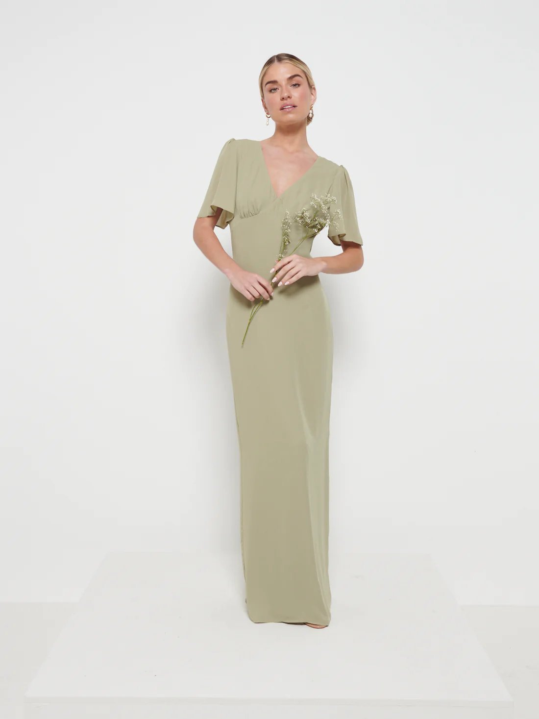 PRETTY LAVISH Edie Chiffon Maxi Dress | Something Borrowed — Something ...