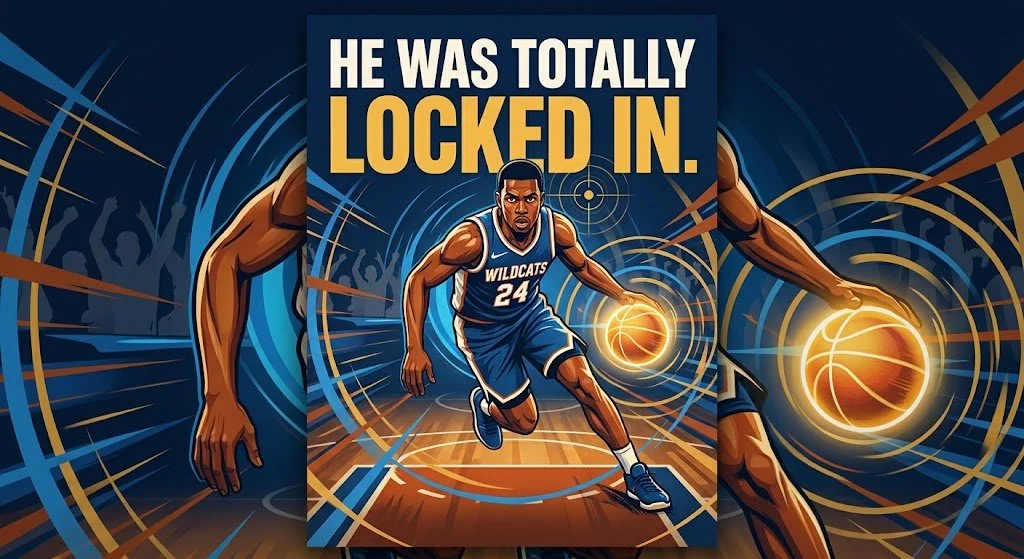 He was locked in