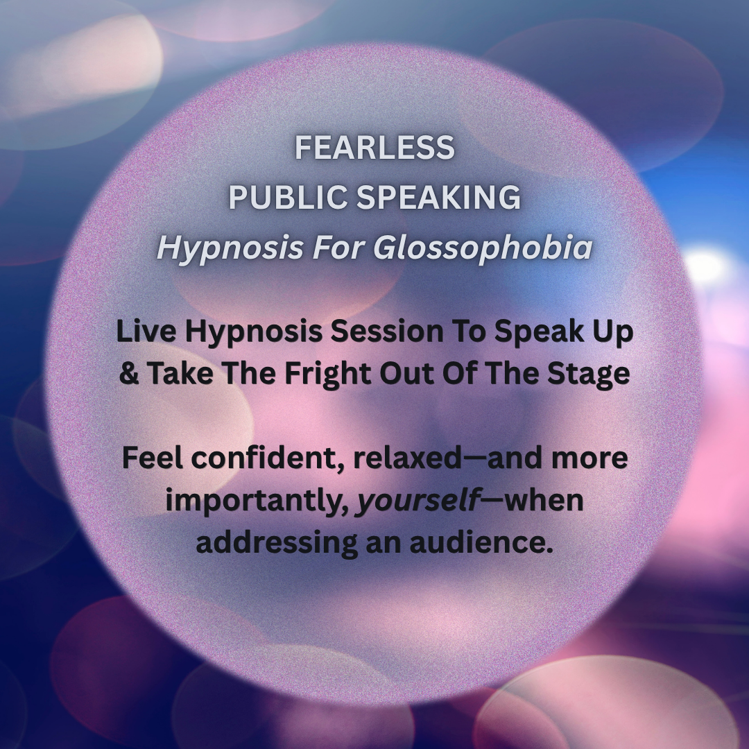 Fearless Public Speaking: Hypnosis For Glossophobia