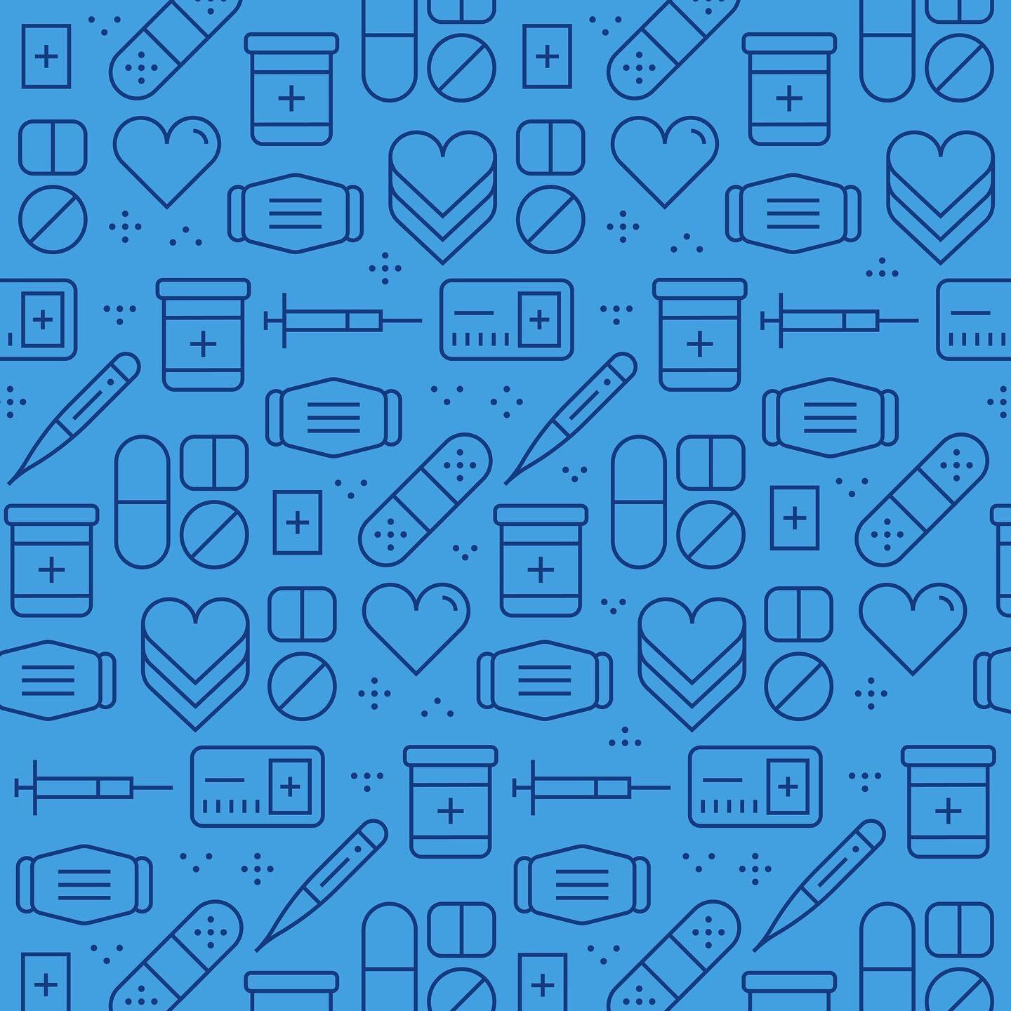 This pattern could cheer up any healthcare space. Swipe to see the individual icons used to build it.

#icon #iconaday #iconography #graphicdesign #design #designer #logo #illustration #branding #graphic #logodesign #creative #typography #marketing #