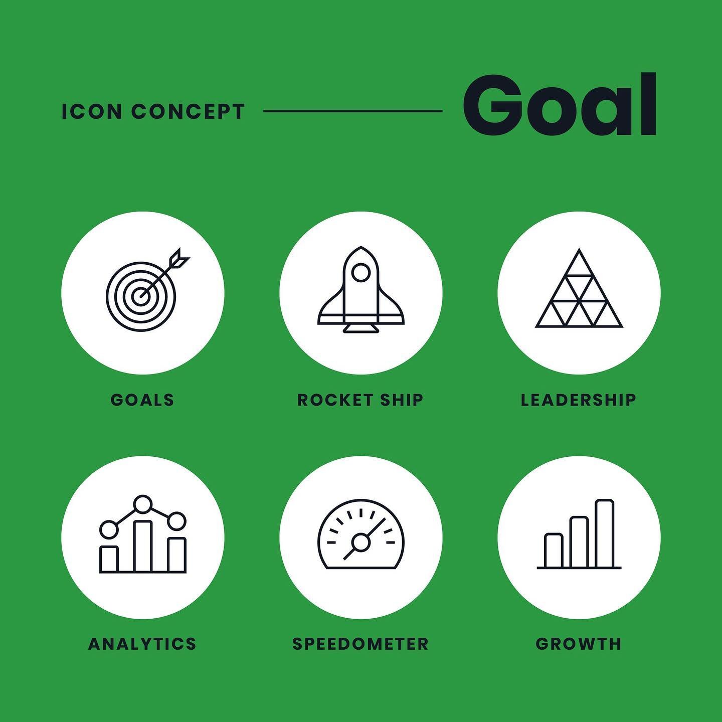 Conceptual ideas can be portrayed in many different ways. Each of these icons can be used to represent the word GOAL. Which icon would you choose?

#icon #iconaday #iconography #graphicdesign #design #designer #logo #illustration #branding #graphic #