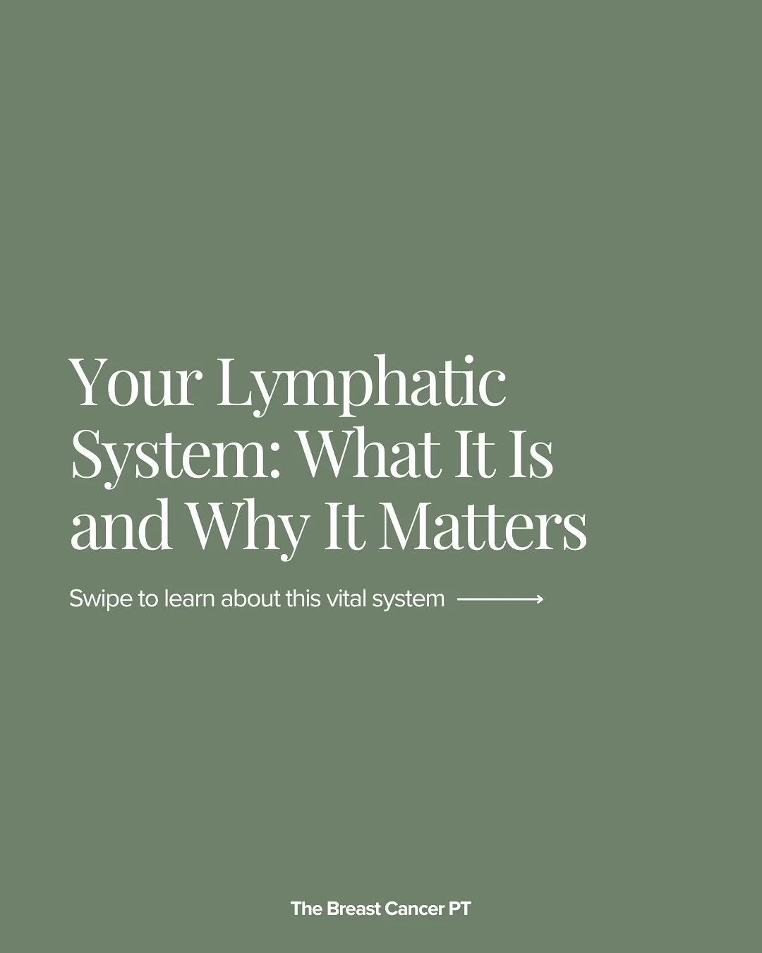 Most people have heard of the lymphatic system, but few really understand what it does or why it matters.

Your lymphatic system works quietly behind the scenes, yet it plays a *huge* role in keeping your body balanced, healthy, and resilient. From r