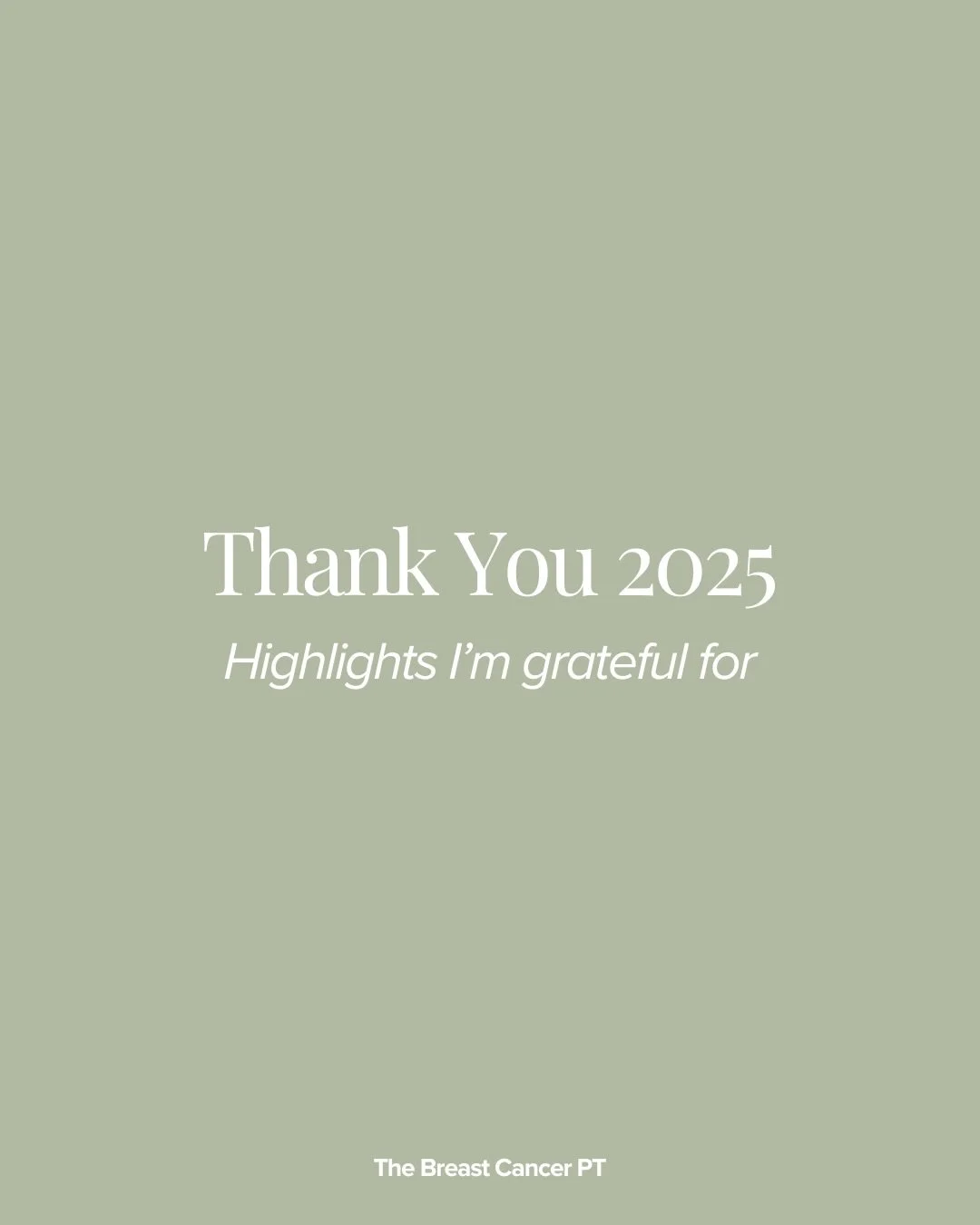 2025, what a year!

I&rsquo;m sharing a few professional highlights (not inclusive) I&rsquo;m holding close 💛

I&rsquo;m so grateful for all the conversations, connections, and moments of trust shared in this space. 

Thank you for allowing me to su