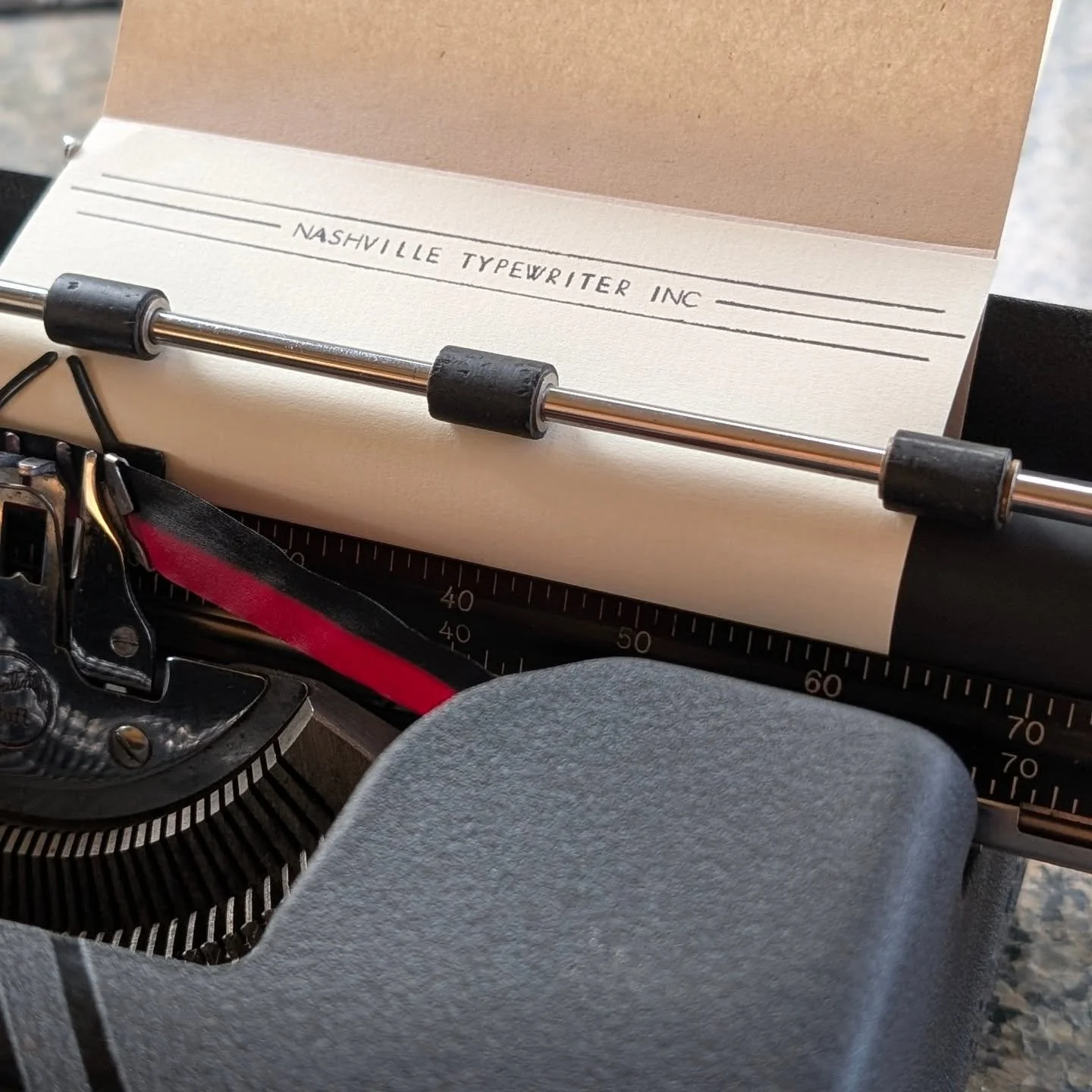 Uh oh, someone's actually USING a Typewriter instead of just fixin em... 😛

Love these old SC Silents. Class for miles, and just feel RIGHT! 

ALSO
Nashville Typewriter is gonna have about 50lbs of blackberries here pretty damn soon! 
Thinking about