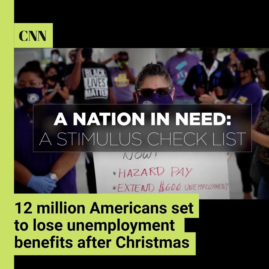 Has the holidays set in, millions of Americans are in need of a stimulus check as they are running out of money. 
About 12 million jobless workers around the U.S. will lose their unemployment benefits the day after Christmas, according to a new anal