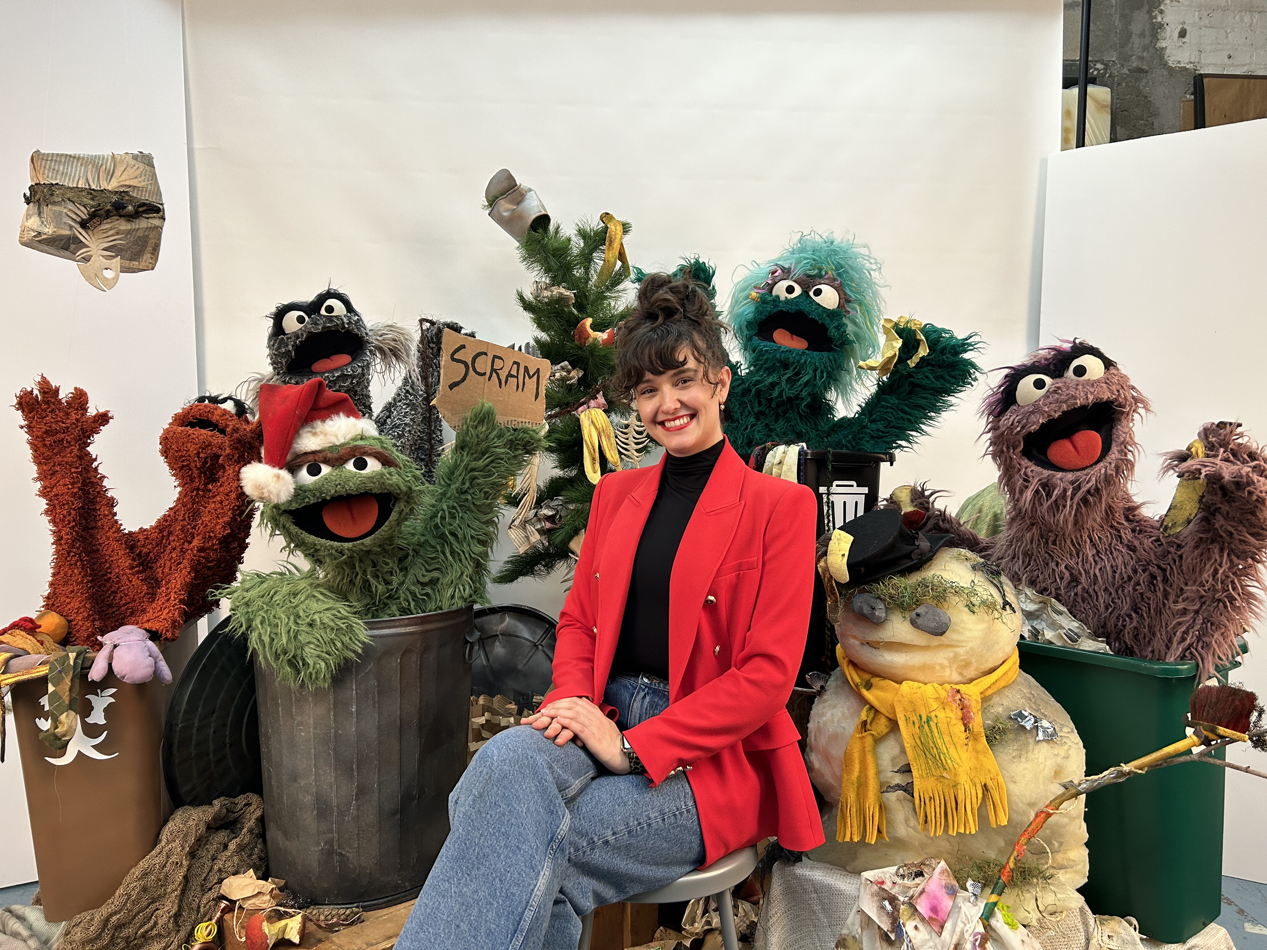 Rose with Oscar and other Grouches