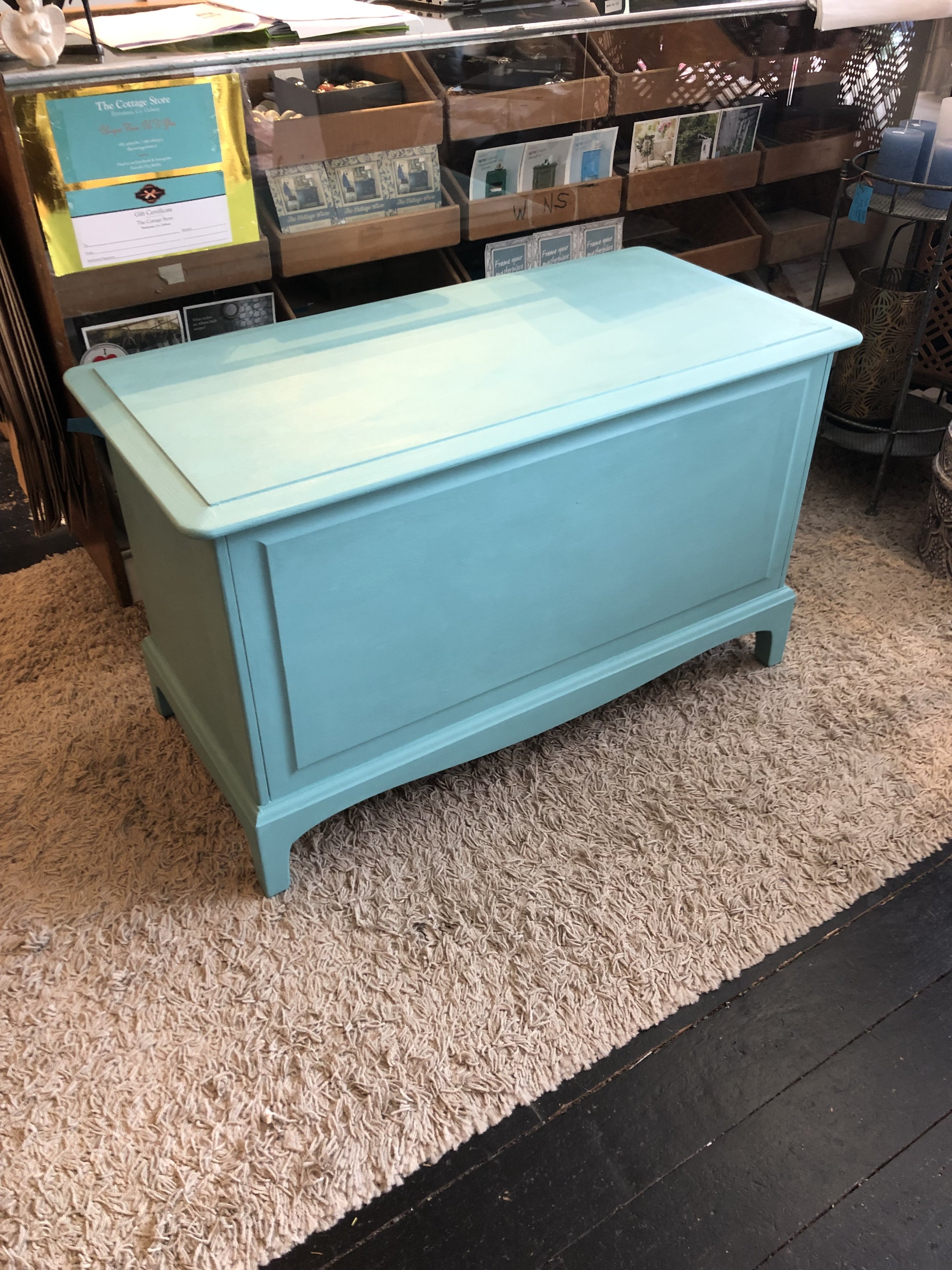 Hand Painted Blanket Box