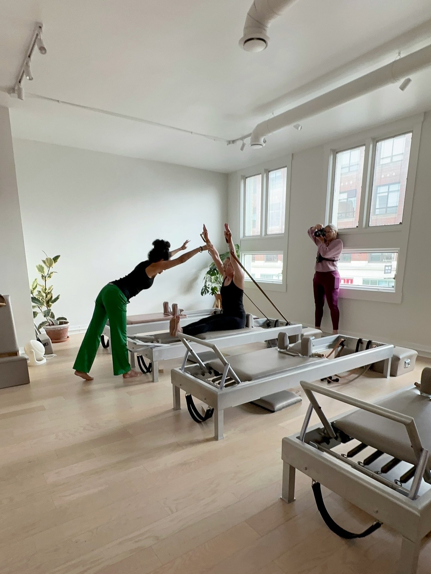 Guess who&rsquo;s here!!! 

 @vintagepilates 

#pilates #reformer #pilatesworkshop #annarbor #pilatesstudio