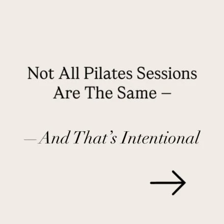 💪 Not all Pilates sessions are the same &mdash; and that&rsquo;s intentional.

At our studio, each offering serves a distinct purpose within the Classical method all leading towards the ultimate goal of mind-body connection:

✨ PRIVATE SESSIONS Wher