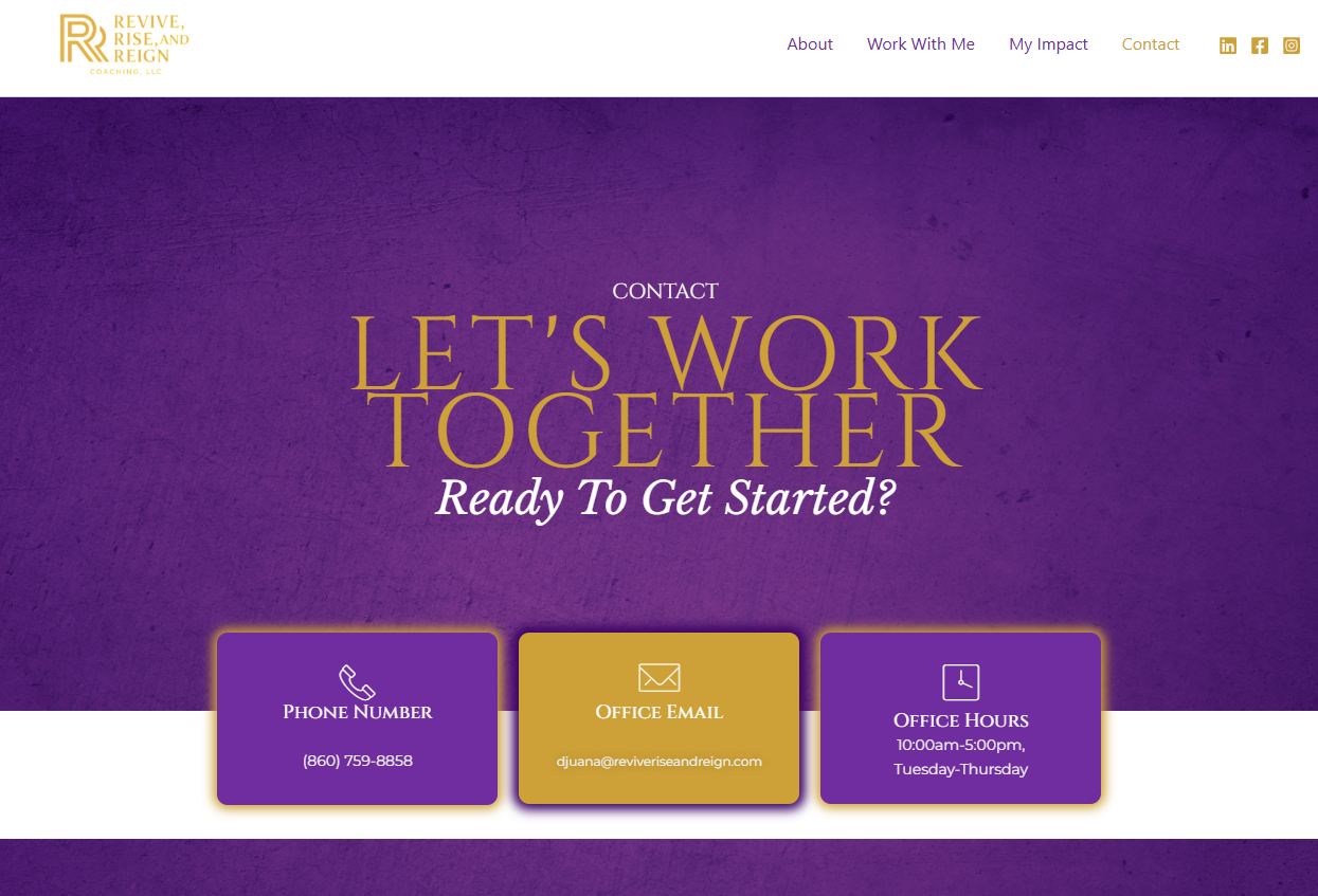 Full-service website design, copywriting, integrations, and SEO. 