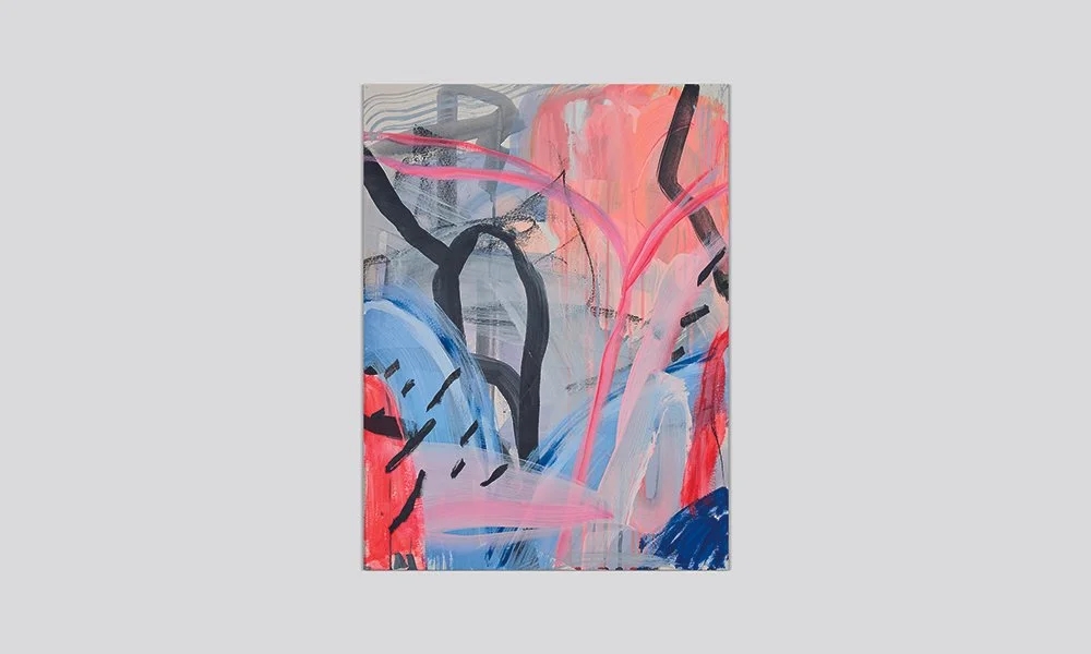 Late Night Crowd 1 • Acrylic on paper • 2025