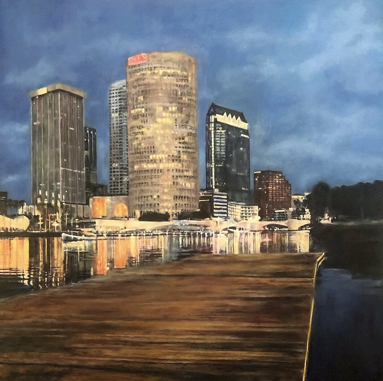 The Docks
16 x 16"
oil on panel. 2019