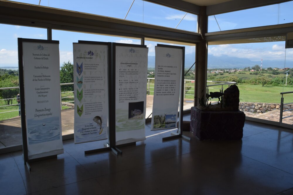  Promotion of the project at the Guachimontones interpretative center in Techitlán. 