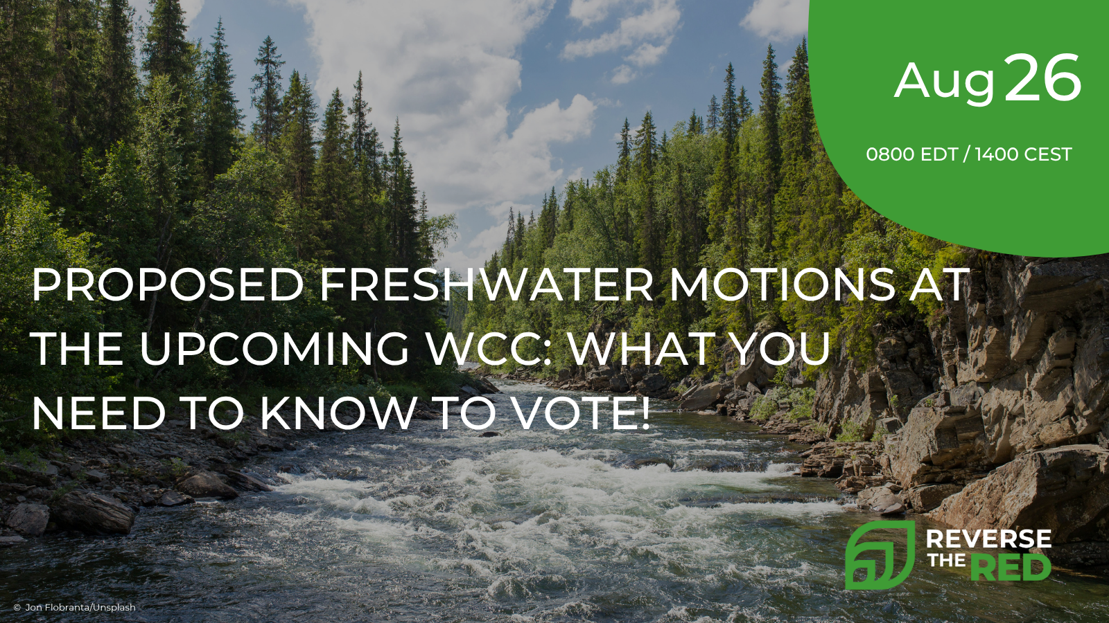 Proposed Freshwater Motions at the Upcoming WCC: what you need to know to vote!