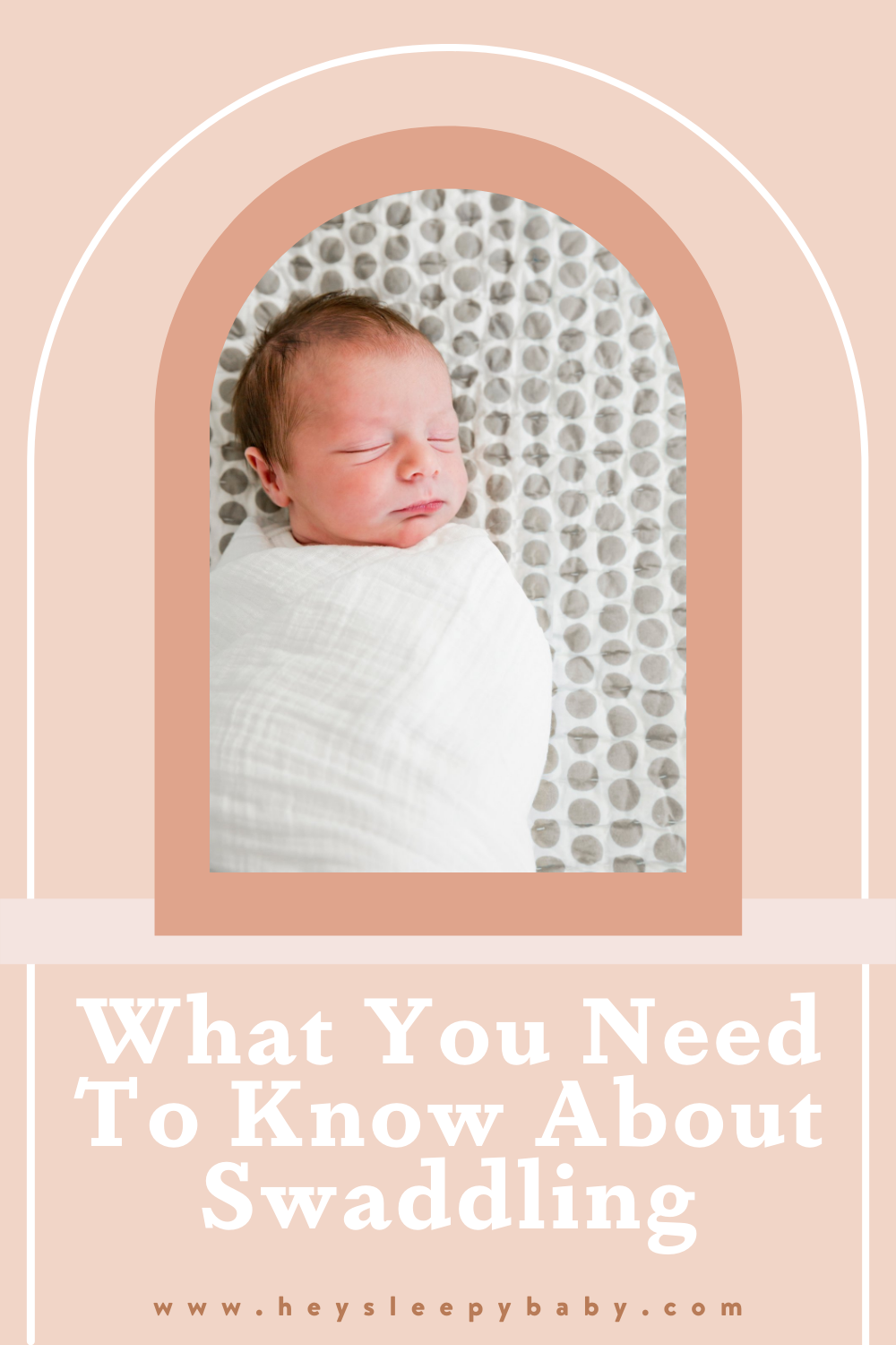 swaddled baby sleeping