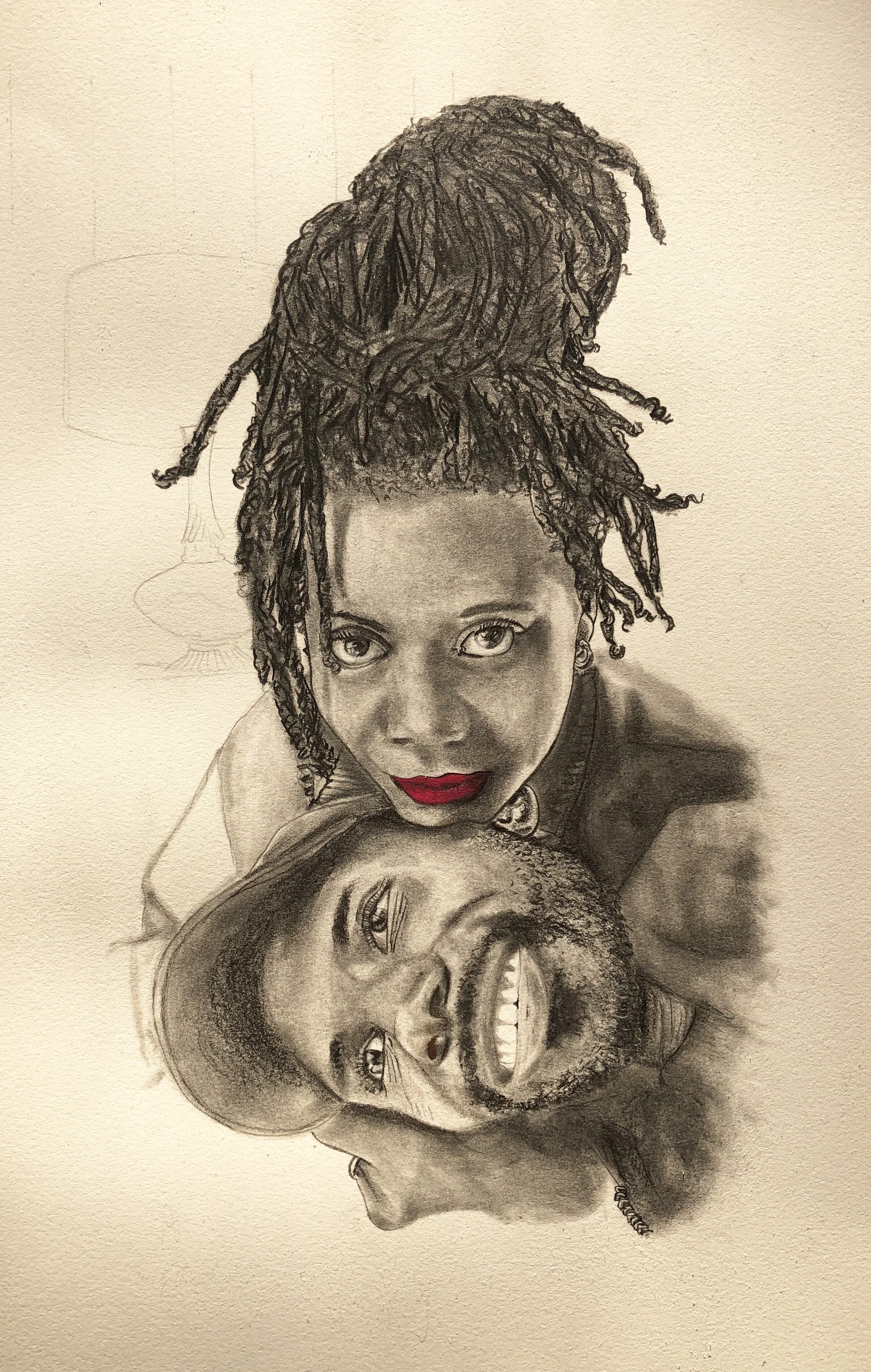 The Harden-Terrys
Graphite & Gouache on paper