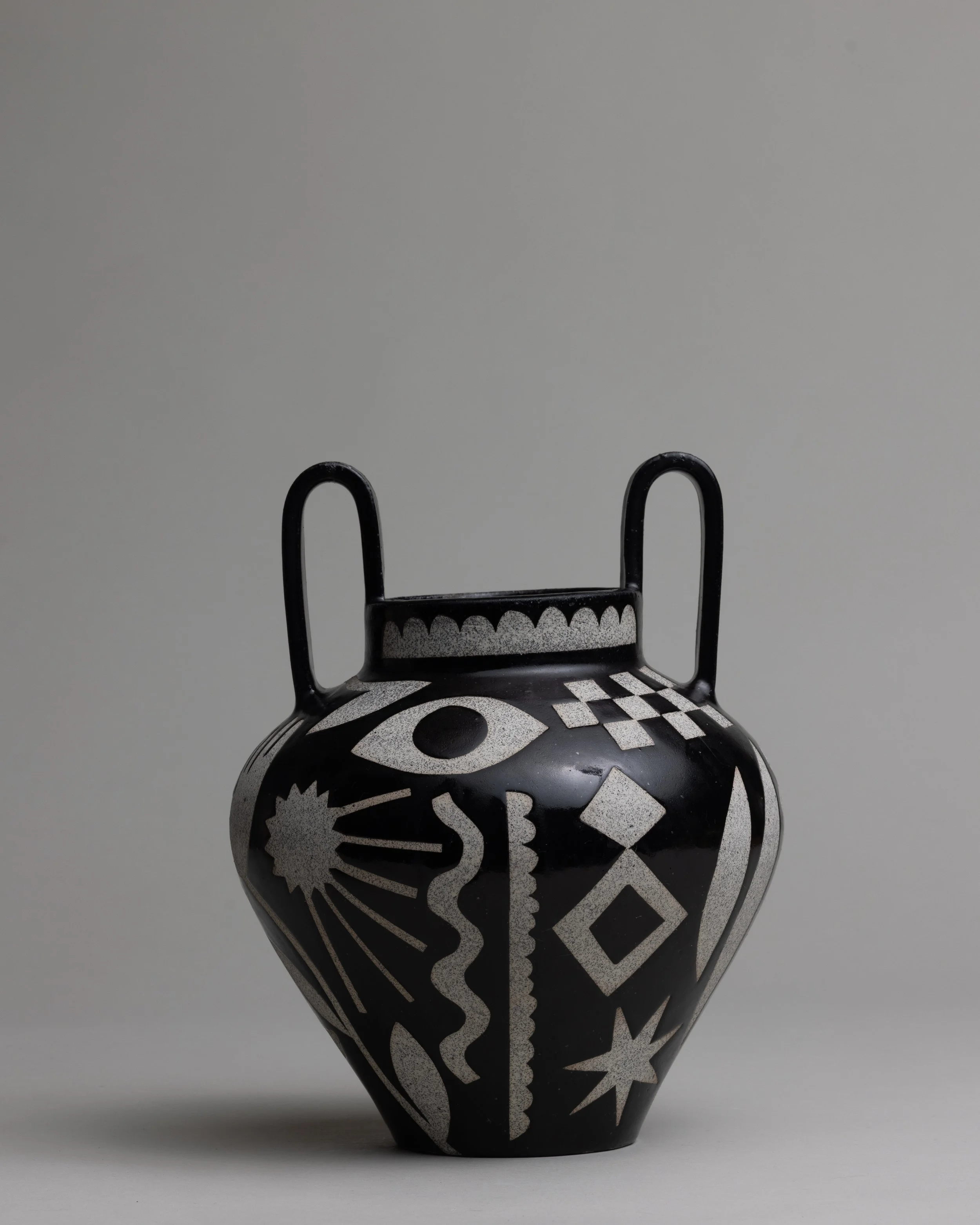 05. 
 large graphic vase  
$60 