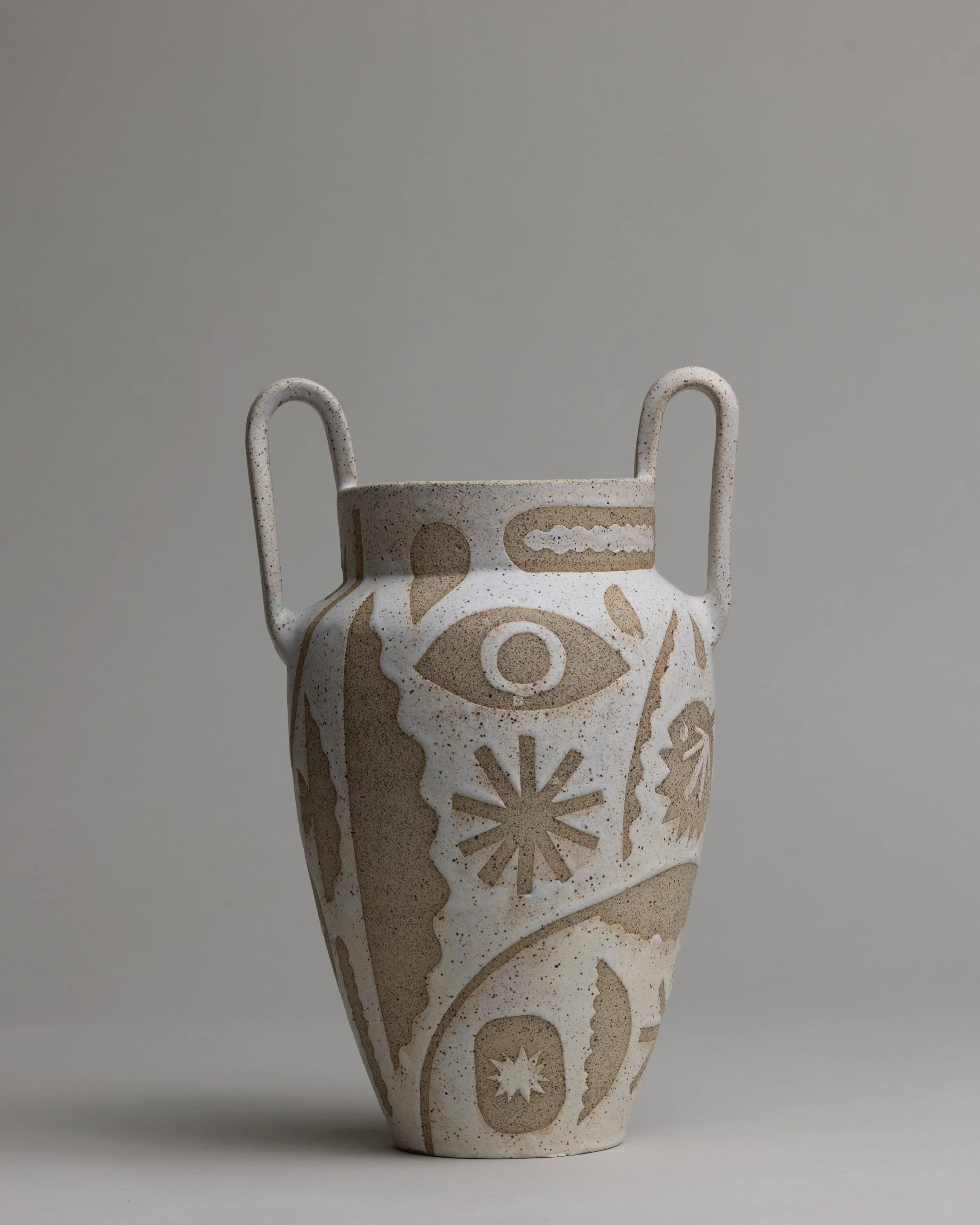 08. 
 large graphic vase  
$60 
