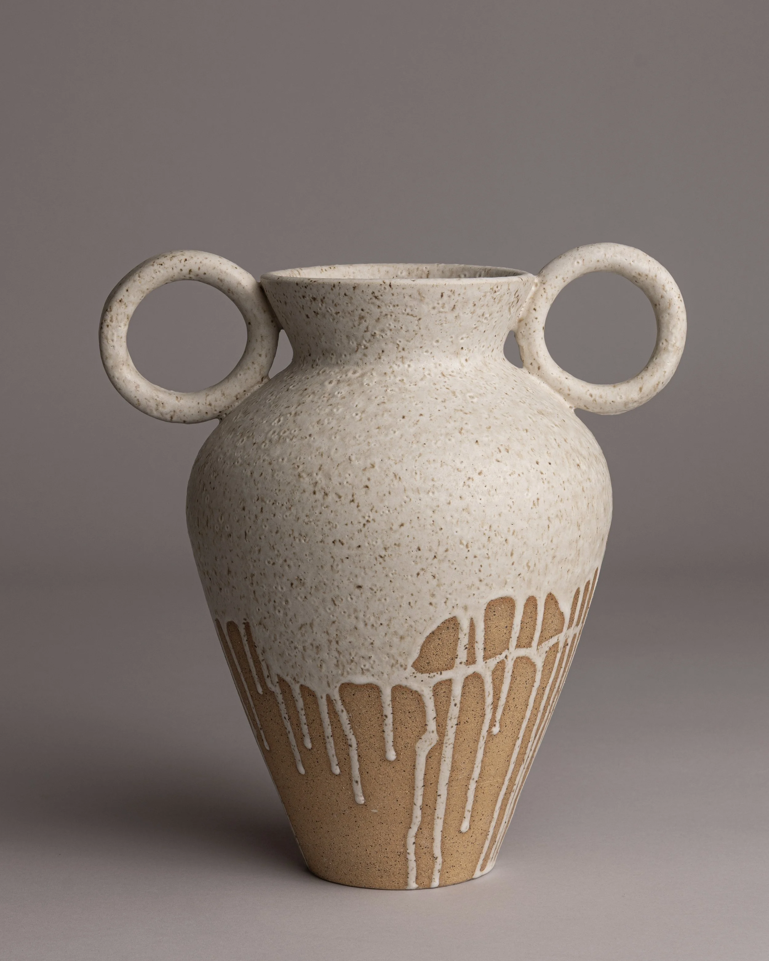 11. 
 large dripped vase  
$70 