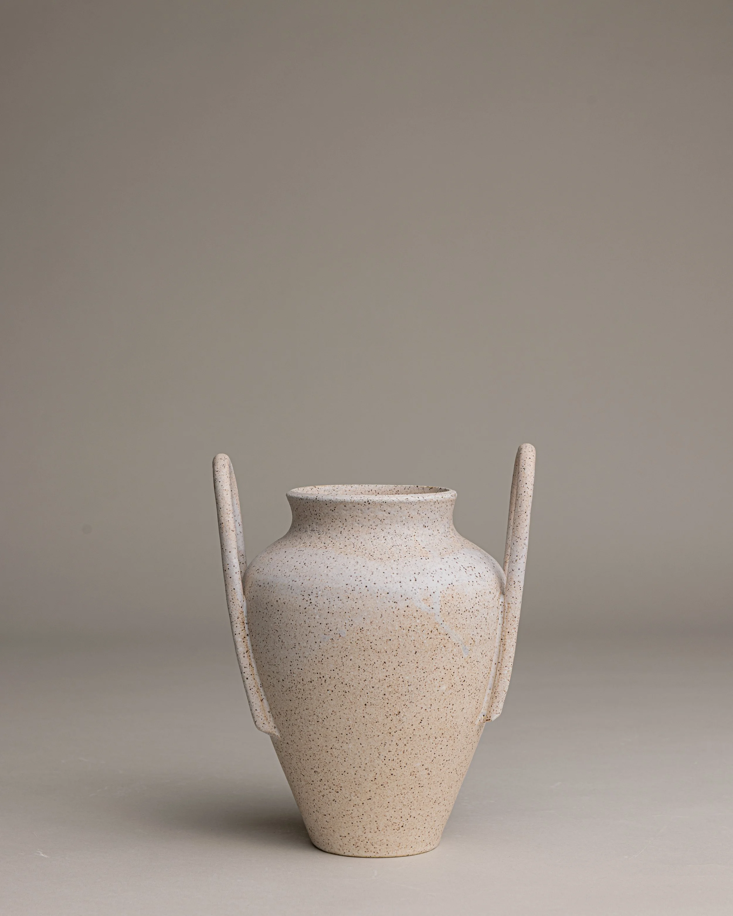 01. 
 small handle vase  
$40 