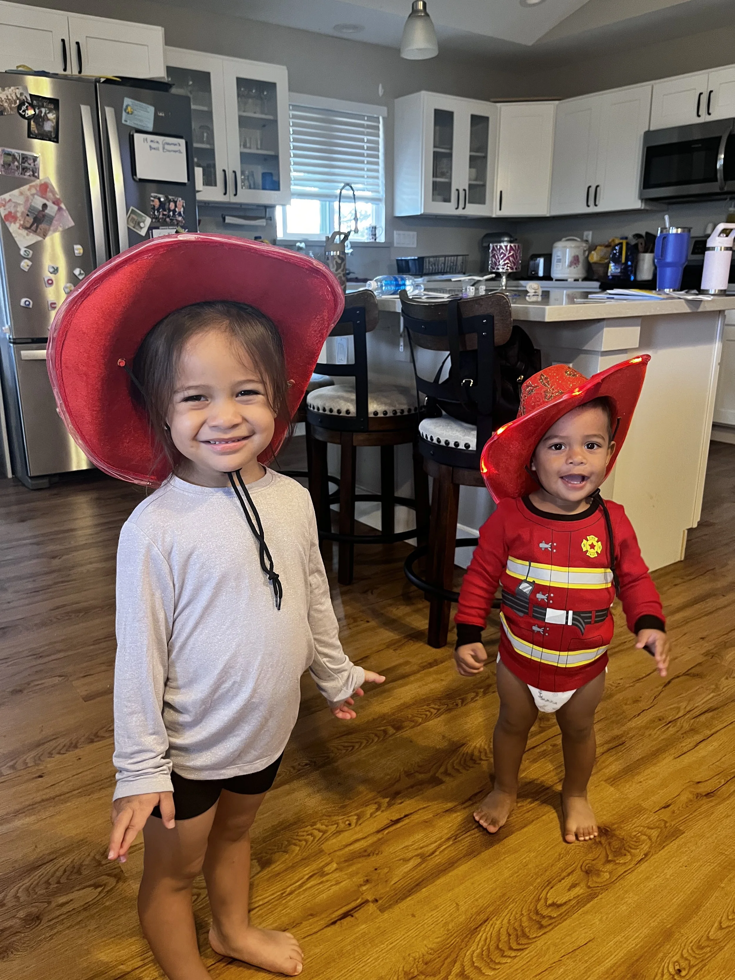 Our Great Grand niece & nephew to bring smiles to your faces