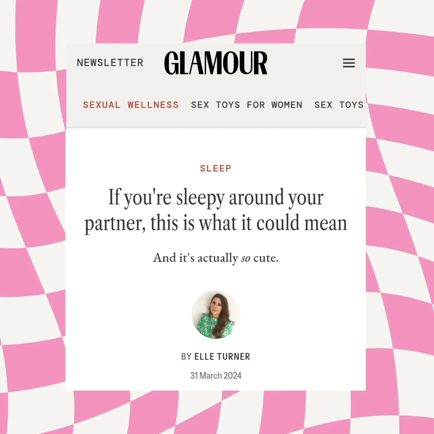 Does your relationship make you sleepy? @glamouruk

This is me, every night. Falling asleep on my husband whilst watching KDramas.

So I had a fun chat with Glamour about what happens to our nervous system when we're with someone we love and trust. 
