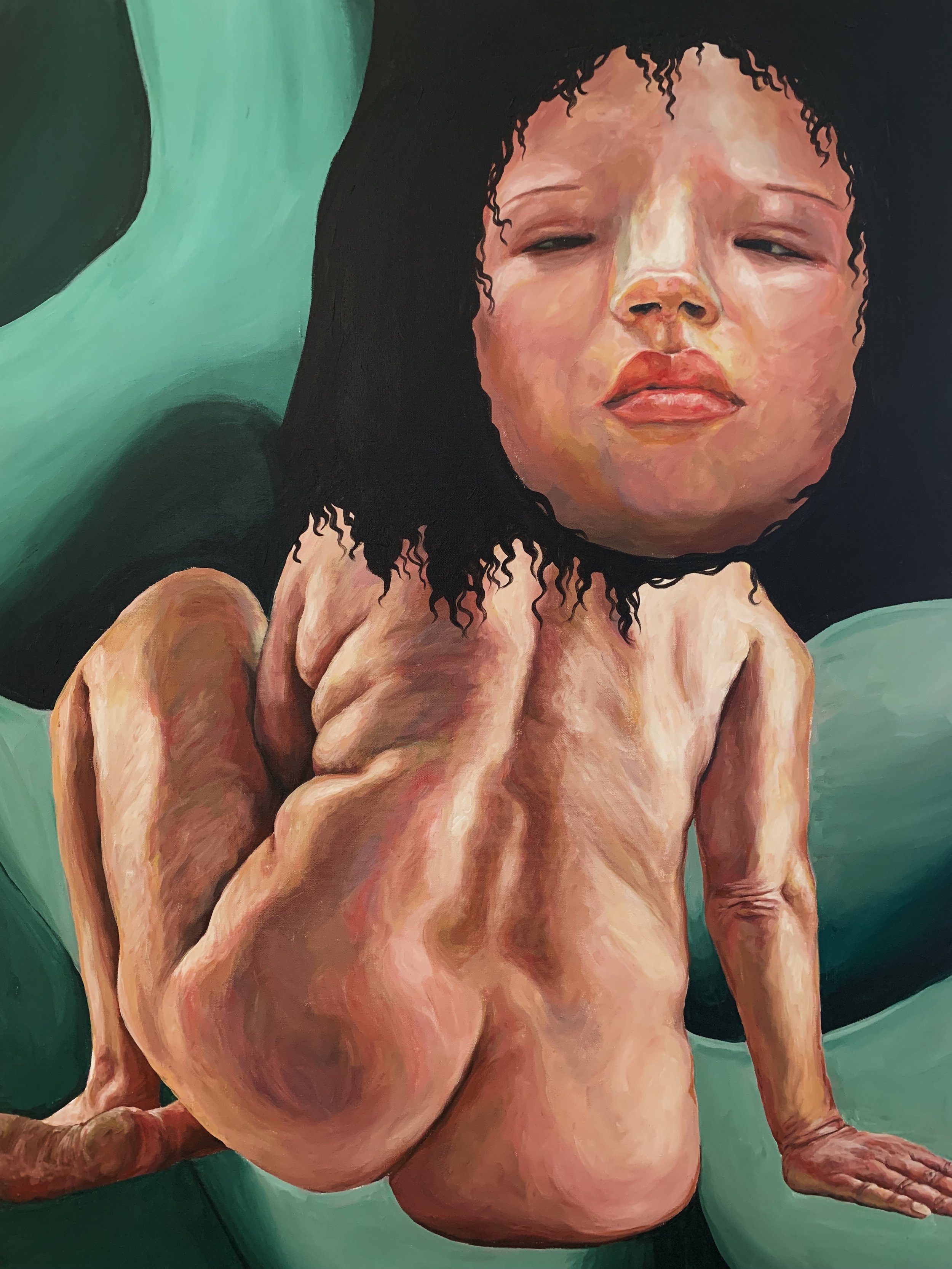 2021. Acrylic on canvas.