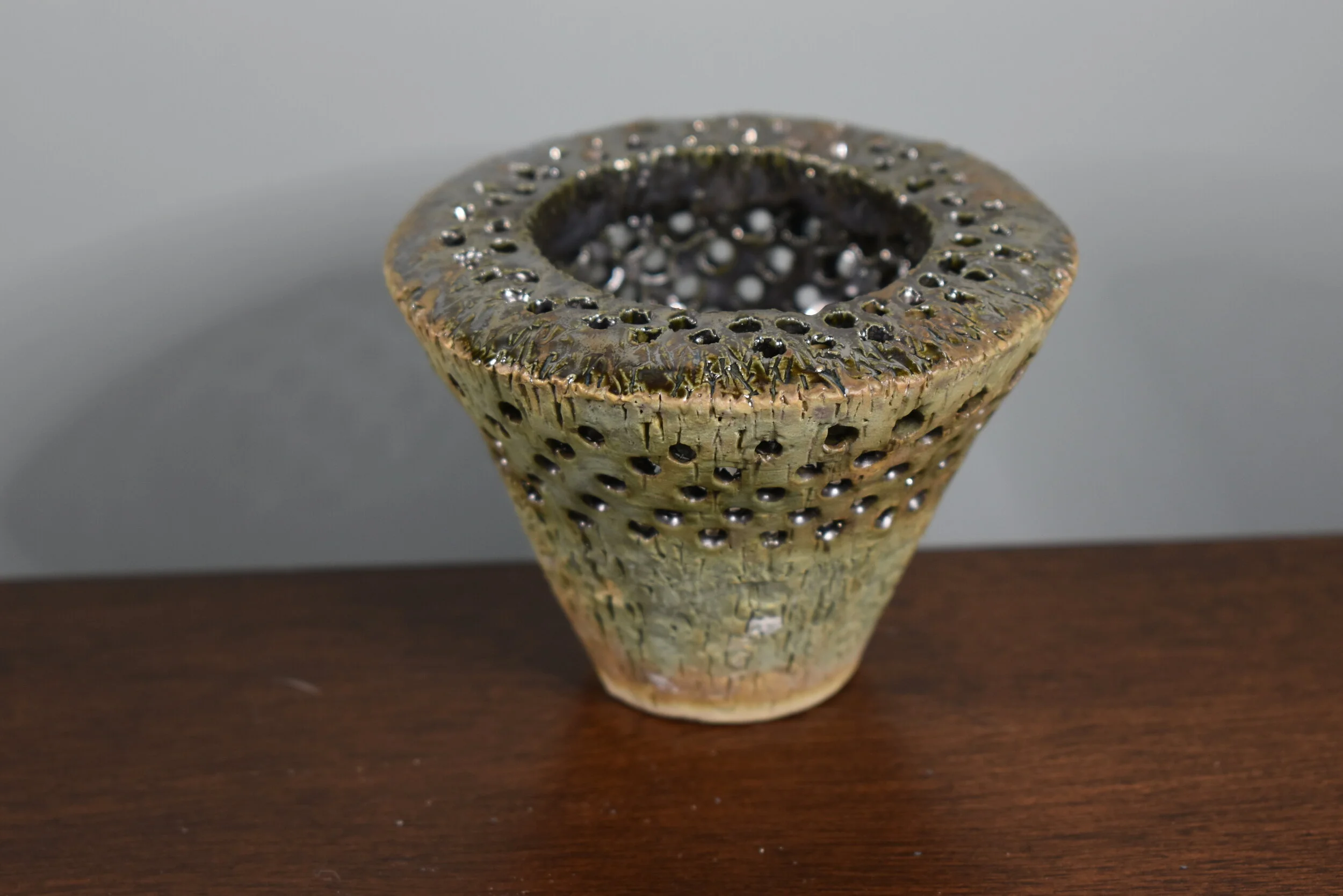 Custom Wheel Thrown Votive Candle Holder — Portlandia Pottery