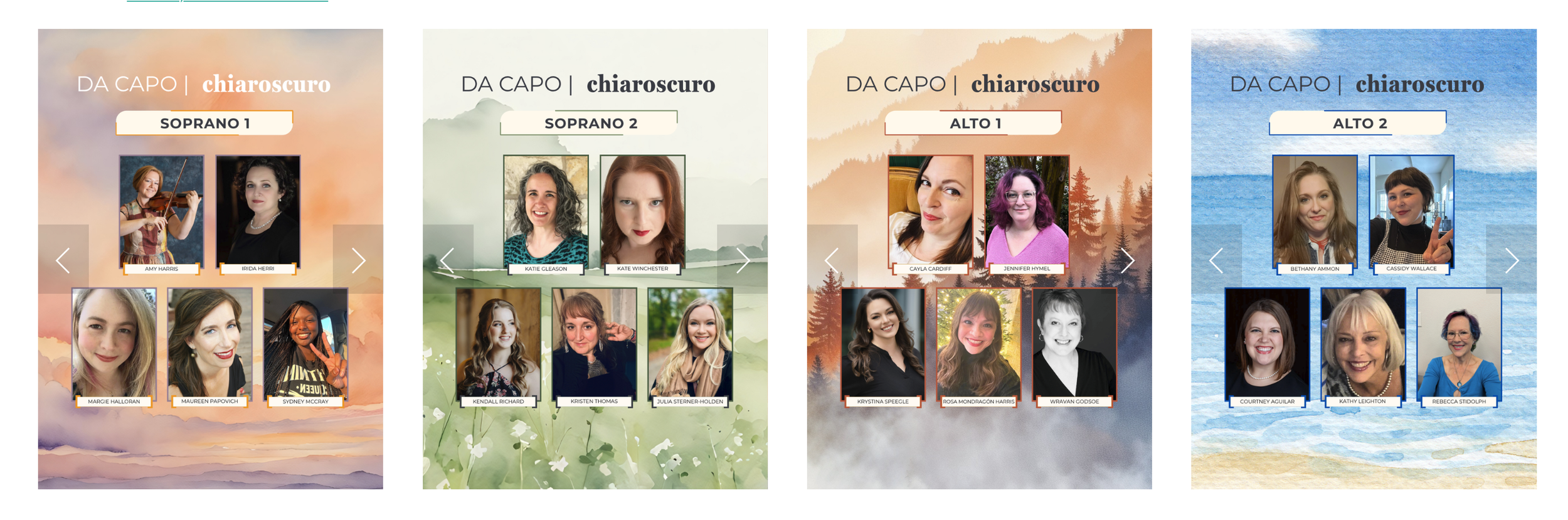 Chiaroscuro: Meet the Singers