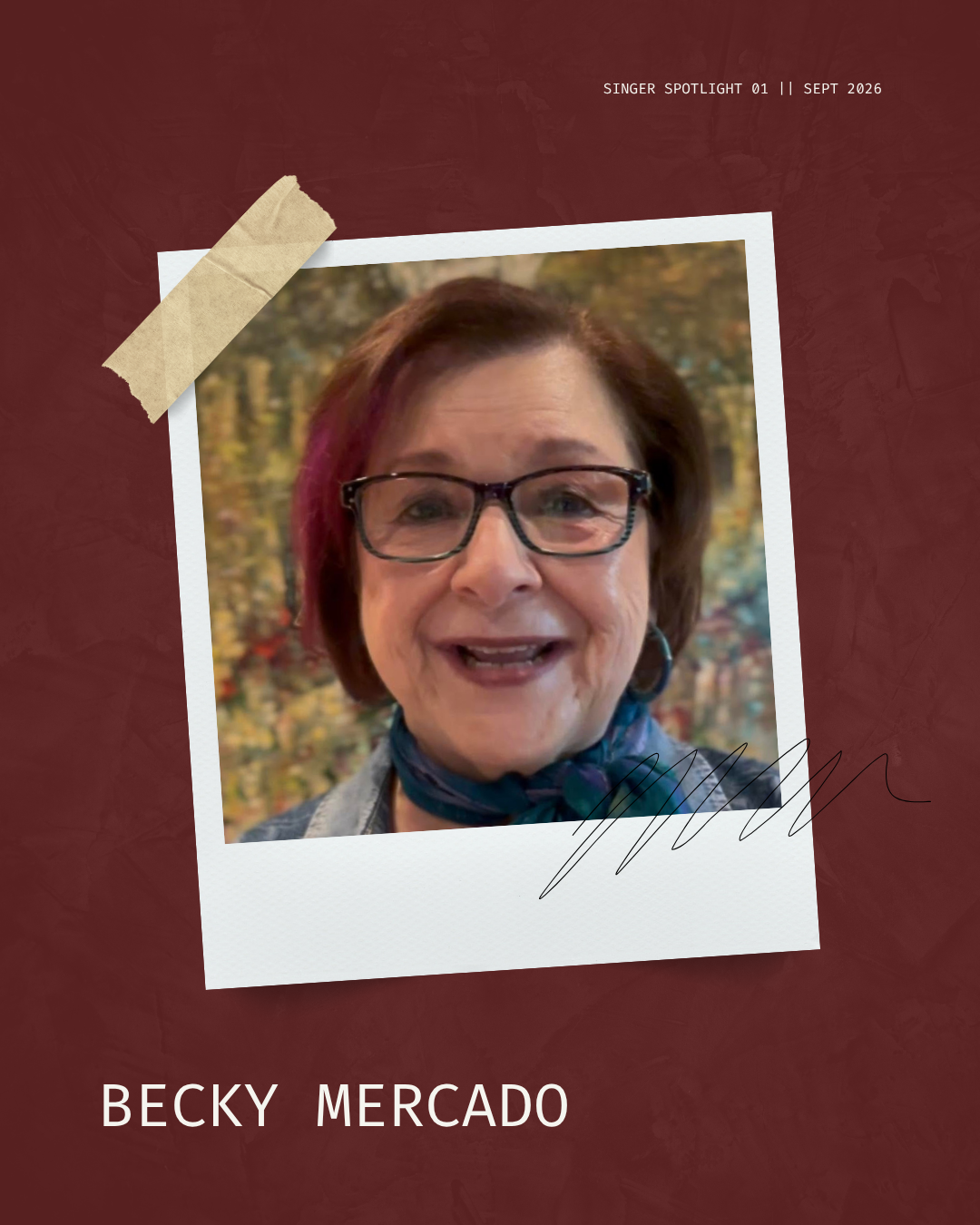 Singer Spotlight 01: Becky Mercado