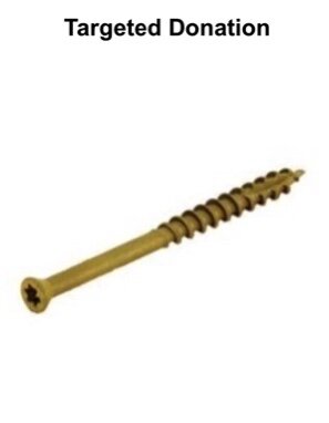 Donate Deck Screws for Bridges