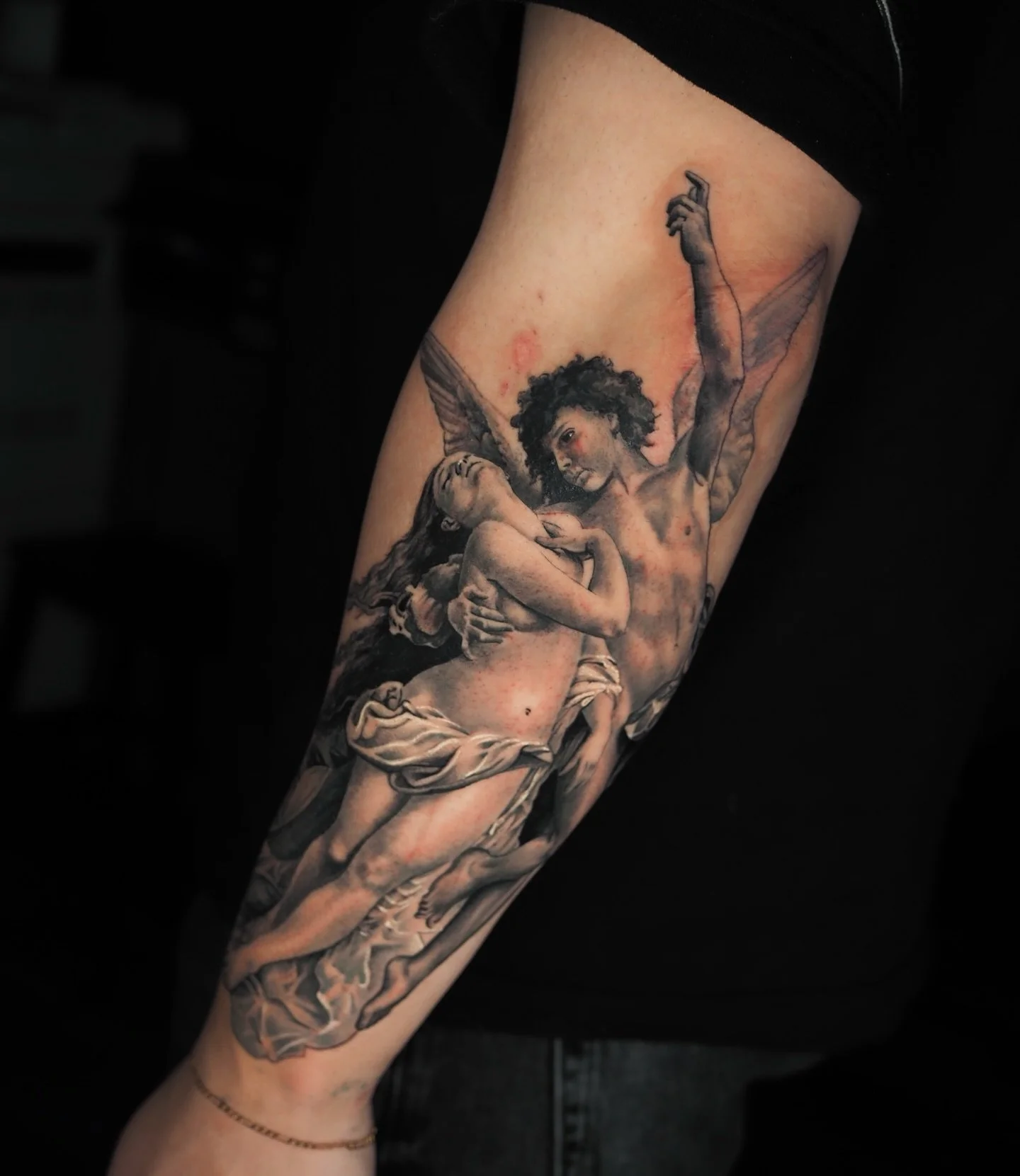 Started a new Baroque inspired sleeve for Nicholas last week. Going to be doing a heap more this week on it!