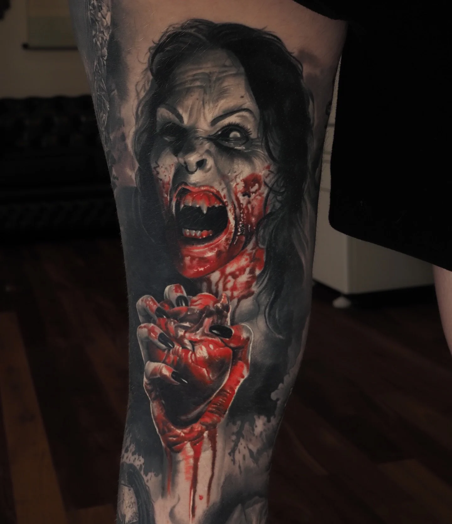 Got to get another photo of this one, almost 3 years healed on this. One of my all time favourite pieces.