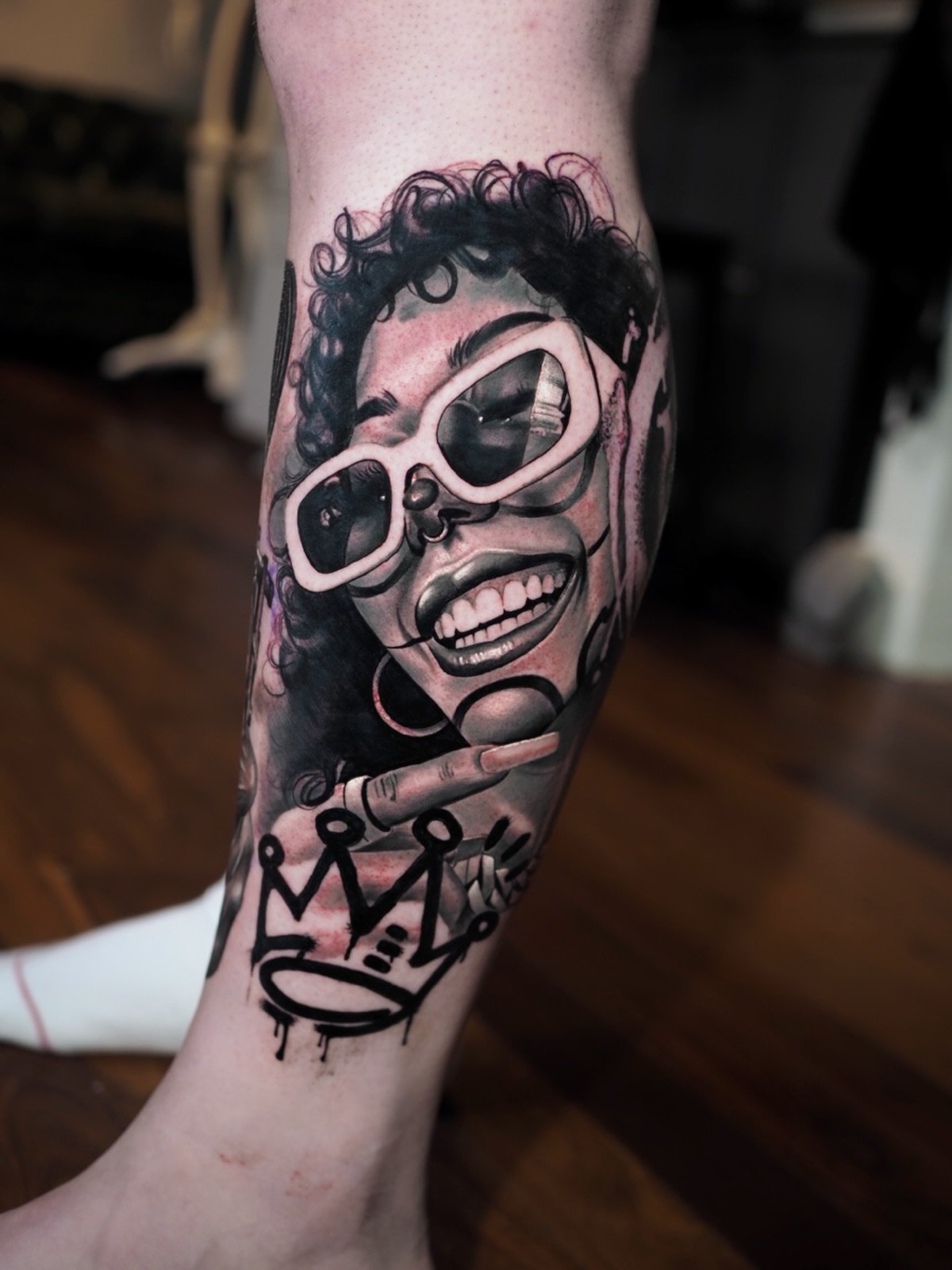 Am old classic. I like doing Chicano theme tattoos with more realistic details like this.