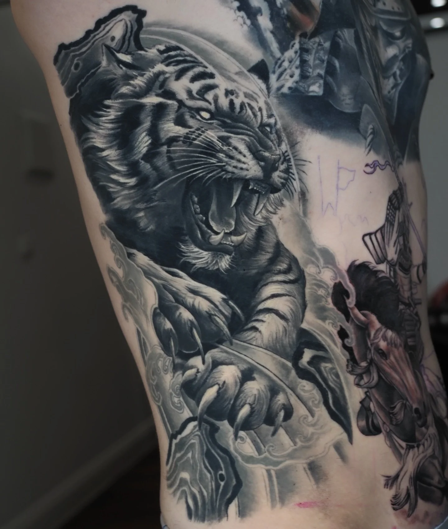 Healed Japanese tiger piece. Healed with the best @drpickles_