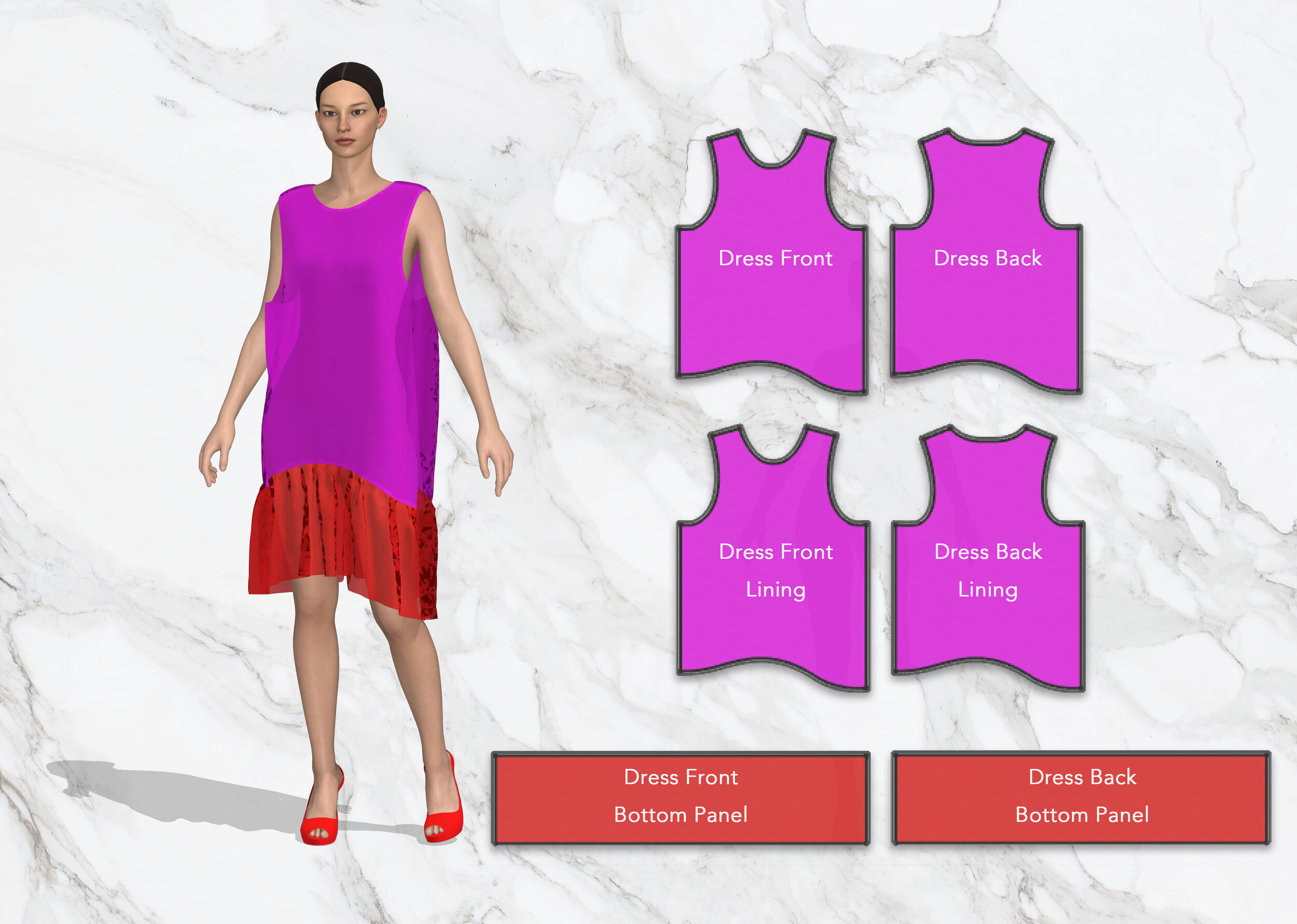 3D Sample and patterns