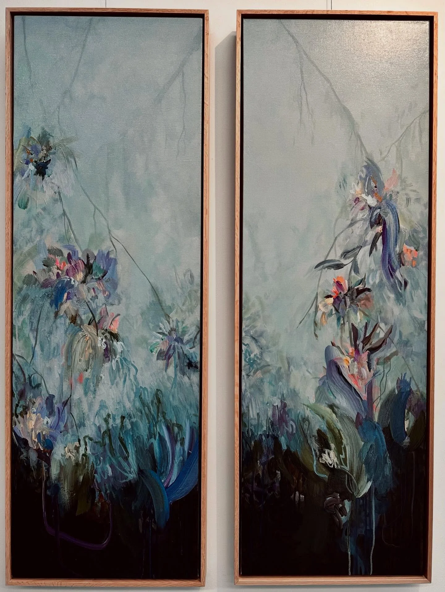 Check out the debut pieces from my latest collection, available now on www.lynellemadisonart.com 120cm X 43cm each framed in Oak.
